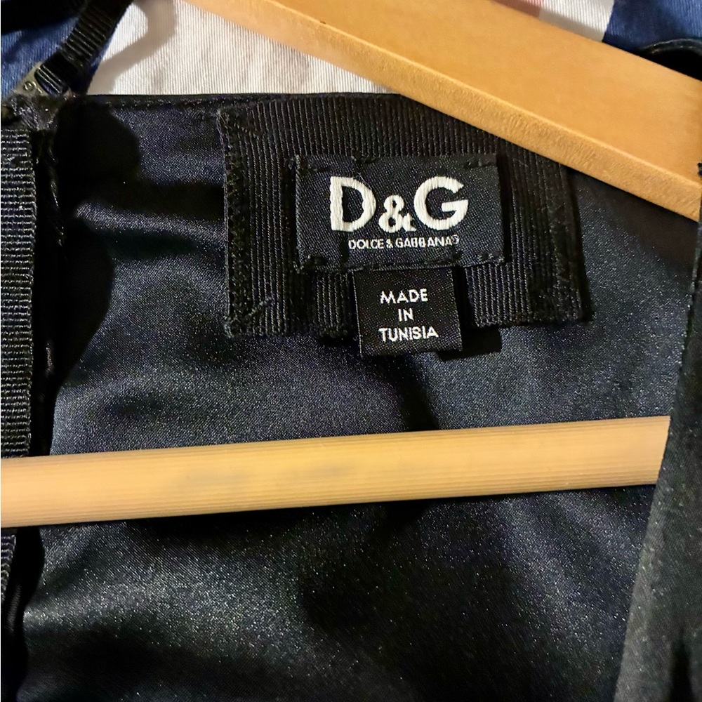 D&G Midnight Black Midi Dress